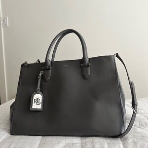 Ralph Lauren Gray Handle Bag
